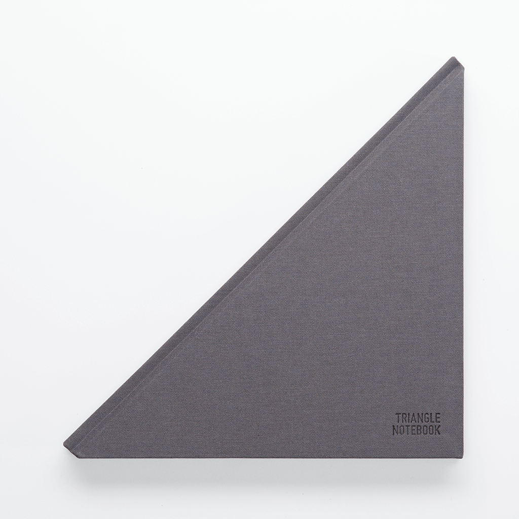 Triangle Notebook Grey - Creative Notebook