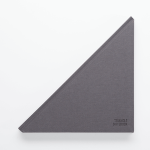 Triangle Notebook Grey - Creative Notebook