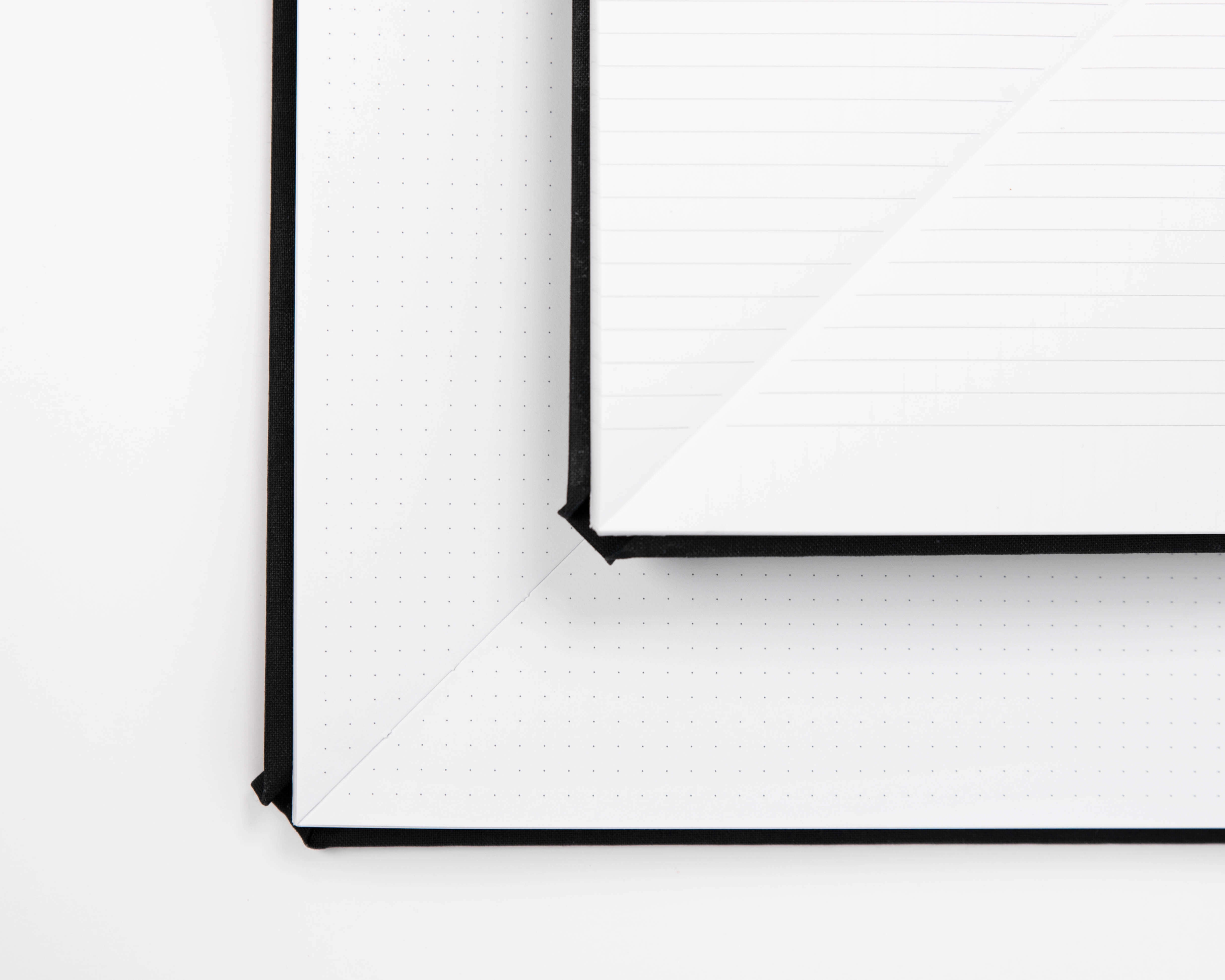 Triangle Notebook - Black - DOT GRID