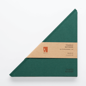 Triangle Notebook Dark Green - Creative Notebook
