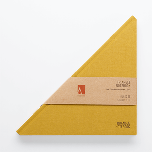 Triangle Notebook Mustard - Creative Notebook