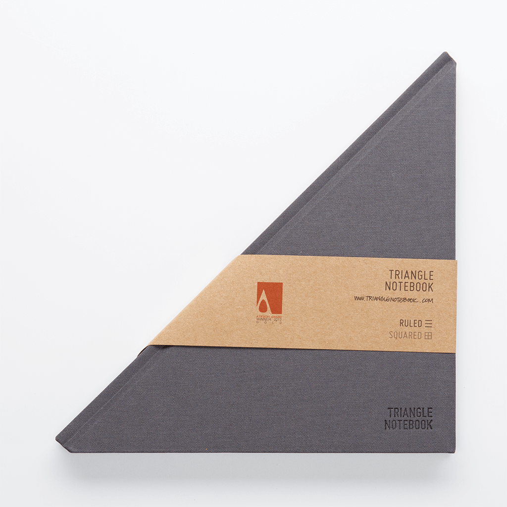 Mini Triangle Notebook Triangle Notebook - Grey