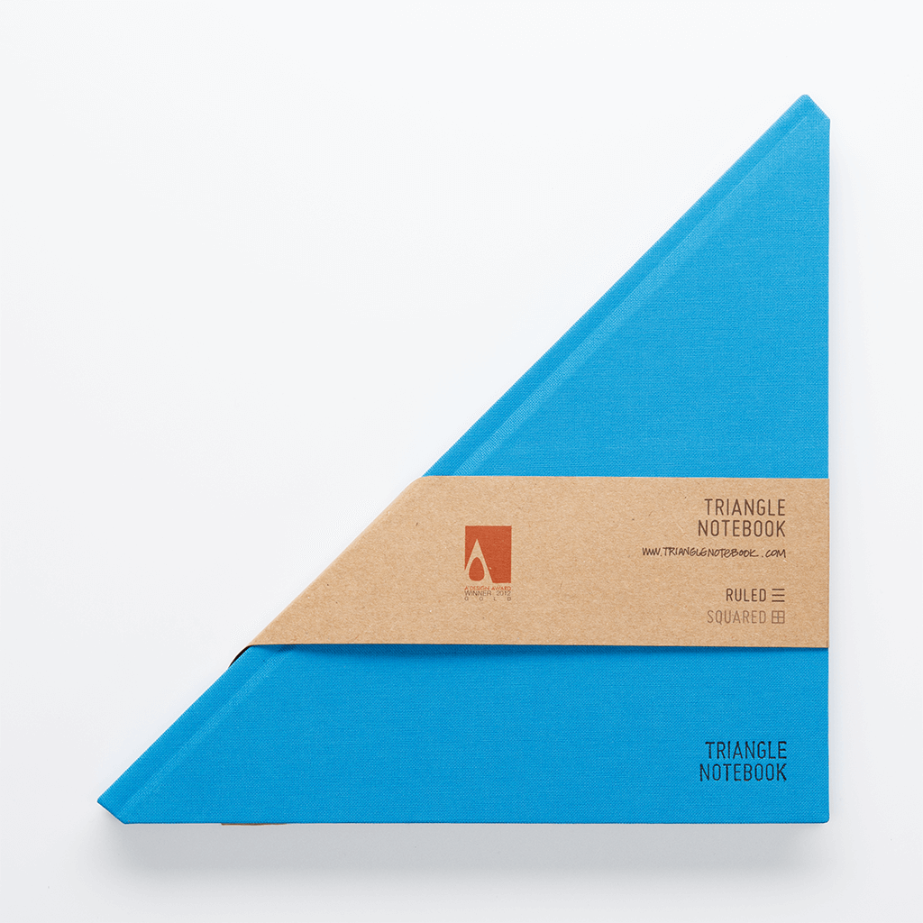 Triangle Notebook - Blue