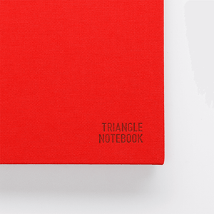 Triangle Notebook - Red