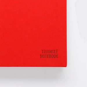 Mini Triangle Notebook Triangle Notebook - Red