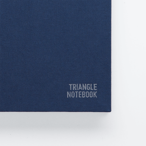 Triangle Notebook - Navy Blue