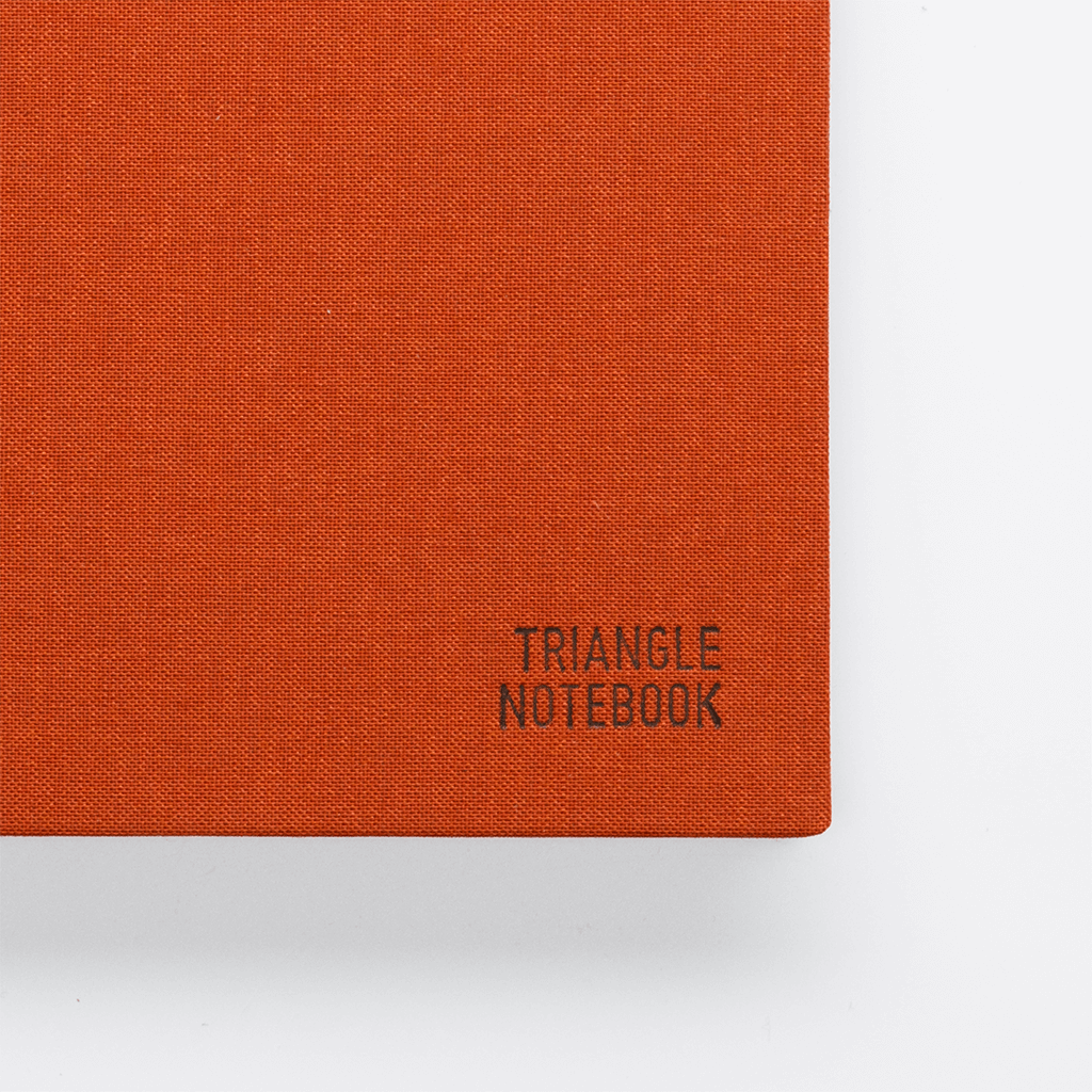 Triangle Notebook - Dark Amber