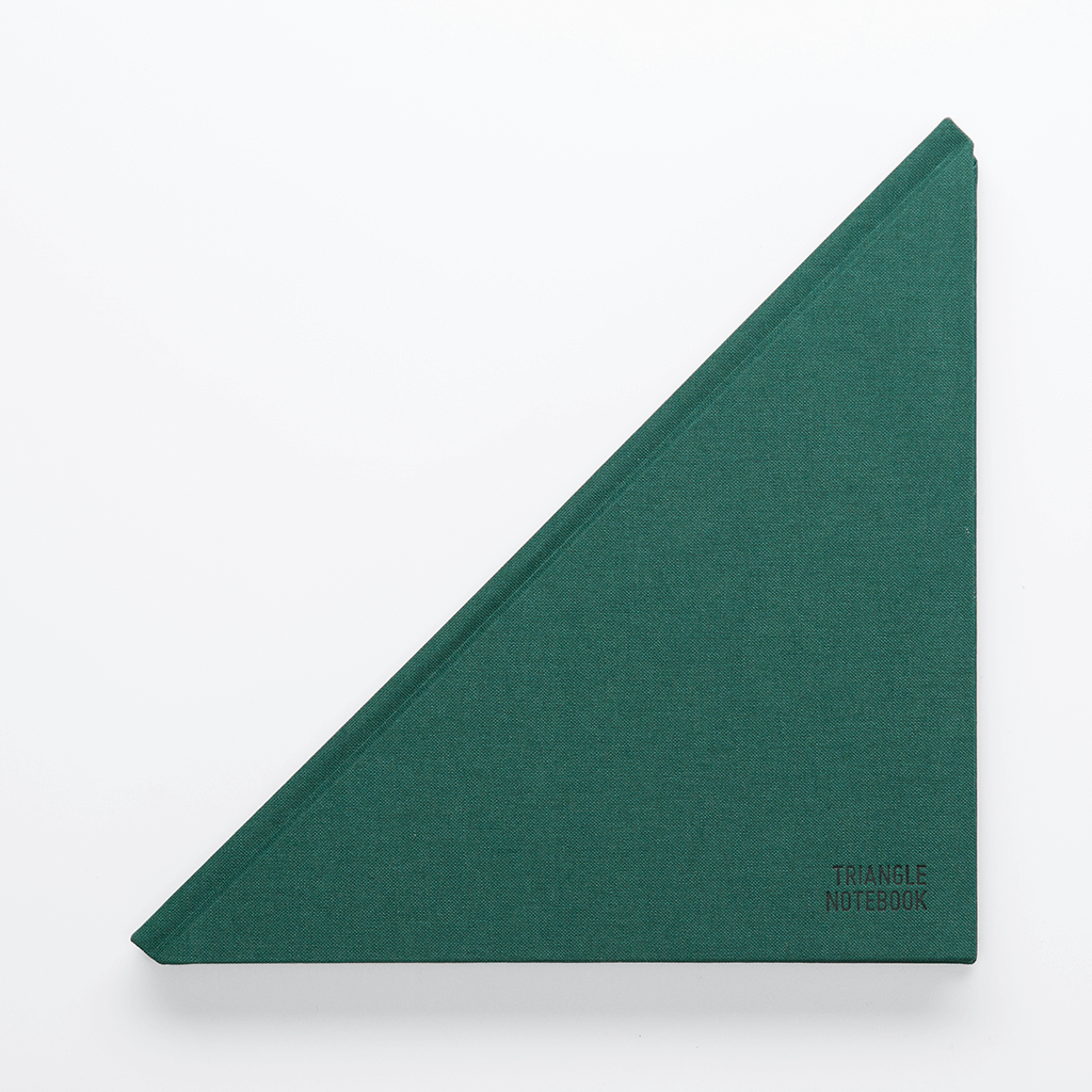 Mini Triangle Notebook Triangle Notebook - Dark Green