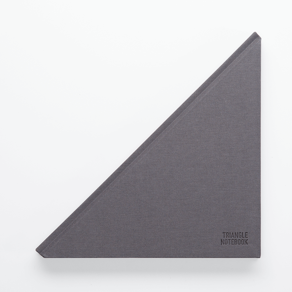 Triangle Notebook - Grey