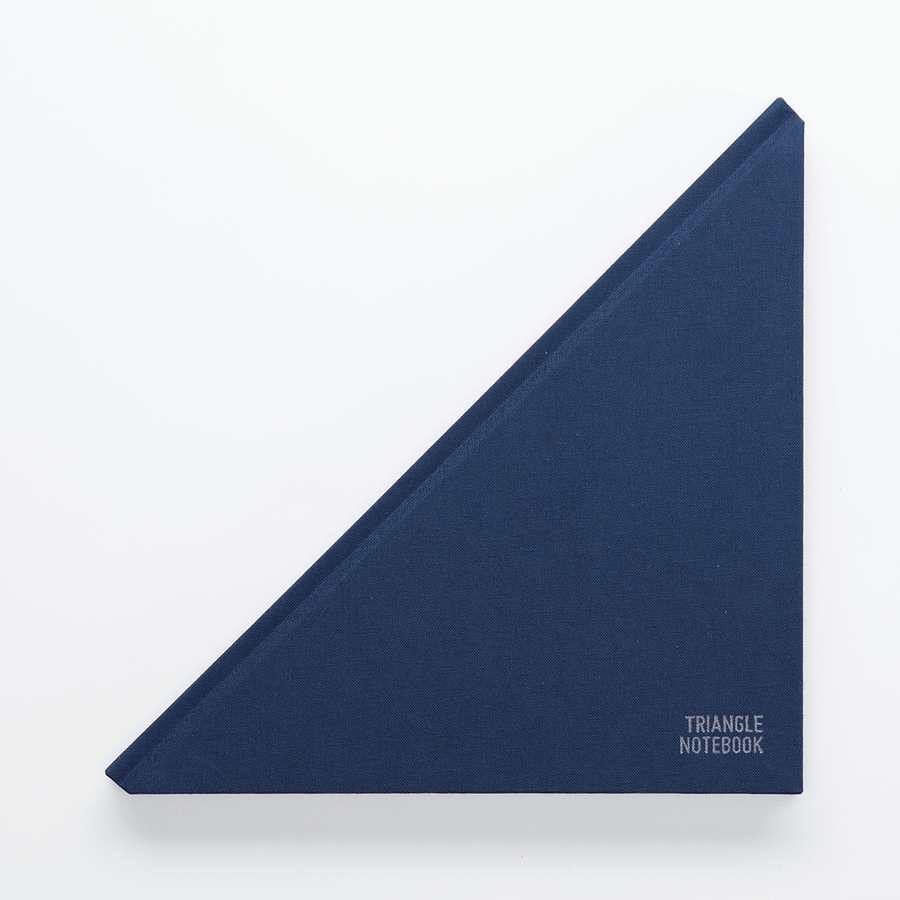 Triangle Notebook - Navy Blue