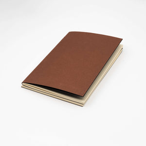 Double Sided Notebook - L Type - Brick Red § Black