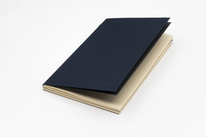 Double Sided Notebook - L Type - Dark Navy Blue § Gray