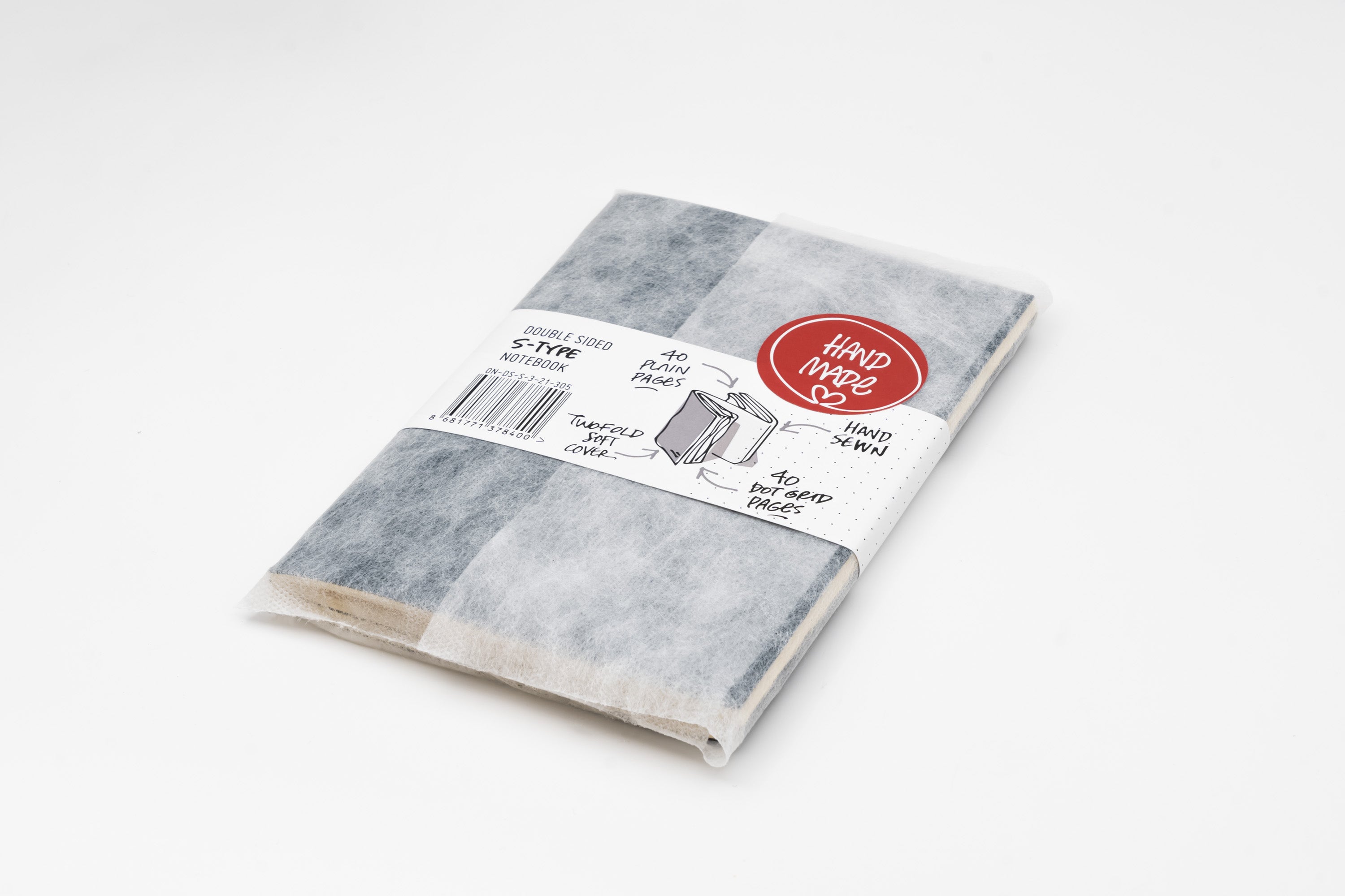 Double Sided Notebook - S Type - Slate Blue § Gray